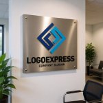 画像7: 二つのSを組み合わせた幾何学ロゴ (7)