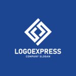 画像4: 二つのSを組み合わせた幾何学ロゴ (4)