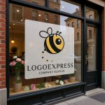 画像7: かわいいミツバチのキャラクターロゴ (7)