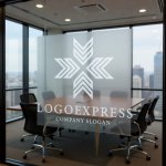 画像11: X字型に広がる矢印のダイナミックロゴ (11)