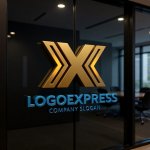 画像15: X字型ダイナミックアローロゴ (15)