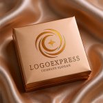 画像14: 輝く星と渦巻く円のダイナミックロゴ (14)