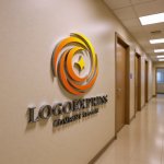 画像15: 輝く星と渦巻く円のダイナミックロゴ (15)