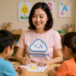 画像5: 笑顔の可愛い雲のロゴ (5)