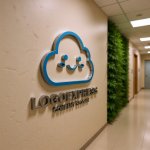 画像15: 笑顔の可愛い雲のロゴ (15)