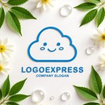 画像9: 笑顔の可愛い雲のロゴ (9)