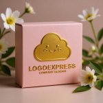 画像10: 笑顔の可愛い雲のロゴ (10)