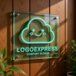 画像11: 笑顔の可愛い雲のロゴ (11)