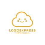 画像3: 笑顔の可愛い雲のロゴ (3)