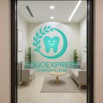 画像6: 笑顔の歯と葉っぱの自然派ロゴ (6)