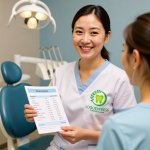 画像7: 笑顔の歯と葉っぱの自然派ロゴ (7)