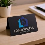 画像6: L字と家を組み合わせた住まいロゴ (6)