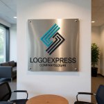 画像7: S字ラインの連携幾何学ロゴ (7)