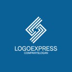 画像4: S字ラインの連携幾何学ロゴ (4)