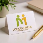 画像16: 人と人との繋がりを表現したM字ロゴ (16)