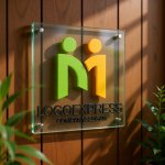 画像11: 人と人との繋がりを表現したM字ロゴ (11)