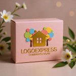 画像10: カラフルな木と家のコミュニティロゴ (10)