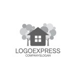 画像3: カラフルな木と家のコミュニティロゴ (3)