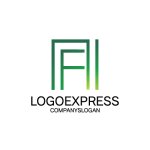 画像3: AFの幾何学グラデーションロゴ (3)