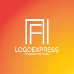 画像4: AFの幾何学グラデーションロゴ (4)