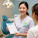 画像7: 葉と蓮のデンタルロゴ (7)