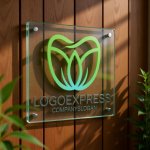 画像11: 葉と蓮のデンタルロゴ (11)