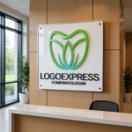 画像13: 葉と蓮のデンタルロゴ (13)