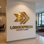 画像10: スピード感あふれるグラデーション矢印ロゴ (10)