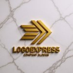 画像13: スピード感あふれるグラデーション矢印ロゴ (13)