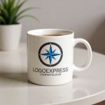 画像16: 羅針盤と導きの星のロゴ (16)