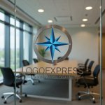 画像9: 羅針盤と導きの星のロゴ (9)