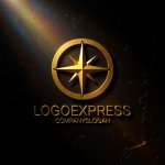 画像12: 羅針盤と導きの星のロゴ (12)