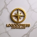 画像13: 羅針盤と導きの星のロゴ (13)