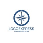 画像3: 羅針盤と導きの星のロゴ (3)