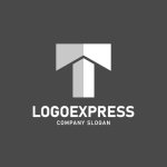 画像4: T字型の建物と上昇を表すロゴ (4)