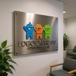 画像14: 笑顔の子供たちのカラフルなロゴ (14)