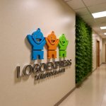 画像15: 笑顔の子供たちのカラフルなロゴ (15)