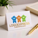 画像16: 笑顔の子供たちのカラフルなロゴ (16)