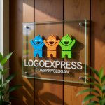 画像11: 笑顔の子供たちのカラフルなロゴ (11)