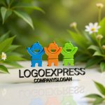 画像12: 笑顔の子供たちのカラフルなロゴ (12)