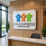 画像13: 笑顔の子供たちのカラフルなロゴ (13)