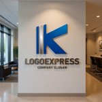 画像10: K字のラインとグラデーションロゴ (10)