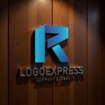 画像5: R字の立体グラデーションロゴ (5)