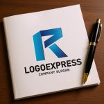 画像6: R字の立体グラデーションロゴ (6)