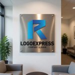 画像7: R字の立体グラデーションロゴ (7)