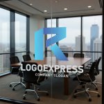 画像11: R字の立体グラデーションロゴ (11)