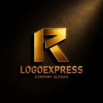 画像12: R字の立体グラデーションロゴ (12)