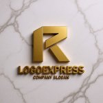 画像13: R字の立体グラデーションロゴ (13)