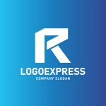 画像4: R字の立体グラデーションロゴ (4)