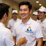 画像14: 人々の繋がりと協力を象徴するトライアングルロゴ (14)